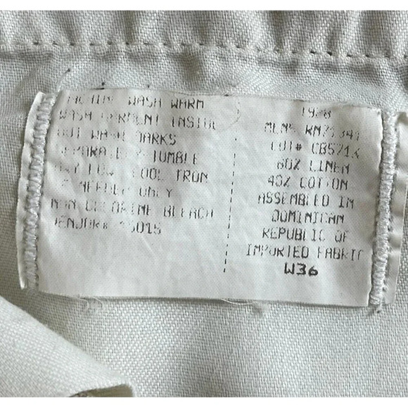 Ll Bean‎ Women’s 36 Linen Cotton Chino Shorts - Picture 4 of 7